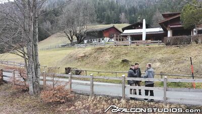 Coltons Pulsating Member Obliterates Dmitrys Behind at Falcon Studios