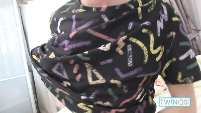 Rambunctious Youngster, Jack, Blows His Load on a Sunny Day at the Beach After an Exhilarating Game of Beach Volleyball with Friends!