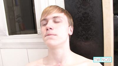 Awkward Encounter in the Showers with a Curious Coed and Her Handy Vibrator