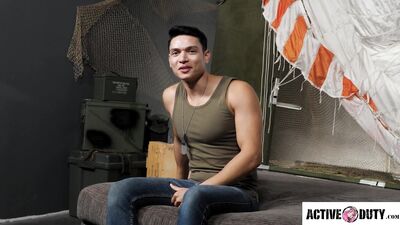 Military Muscle Gets Taken by a Sexy Stud - Brandon Anderson x Sebastian Green