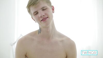 The Tall And Tan And Young and Proud Pole Vaulter Takes a Huge Cock In His Mouth And Then Fucks It Deep Inside Himself!