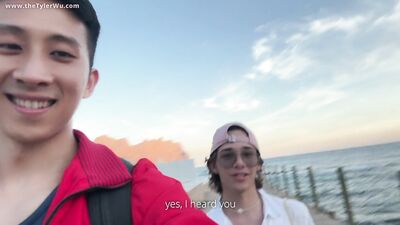 Lost in nature, we discover our true passion. A twink and his stud exploring their wild side.