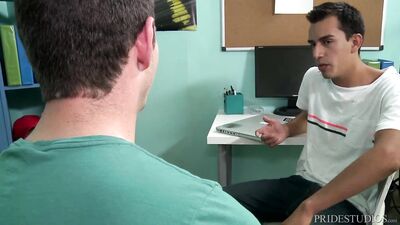 "First Time Butt Sex with Straight College Roommates"