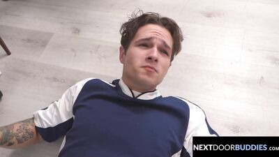 Muscle Worship: Tatted Jayden, Beefy Marines and Teammate Ozzy - NextDoorStudios