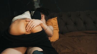 Two college roommates engage in a steamy anal adventure