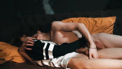 Two college roommates engage in a steamy anal adventure