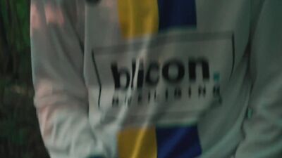 Two best buds go wild in the park while enjoying nature.