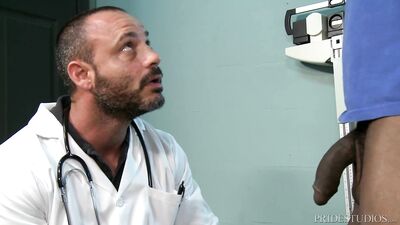 Girthy Giant Black Cock Gets Checked by a Ski*lled Physician
