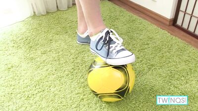 Footballer Fetish: Cutie Takes It All Off For A Hot Wank!