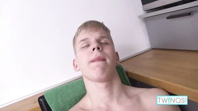 Matthew the Multi-colored Chef Jerks off in his Sleek Stainless Steel Kitchen