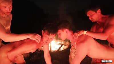 Fire-Fueled F*ck Fest with Friends and Strangers!