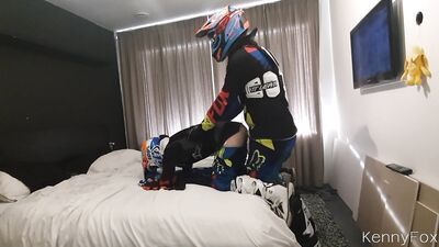 Topping my bf hard and cumming in him