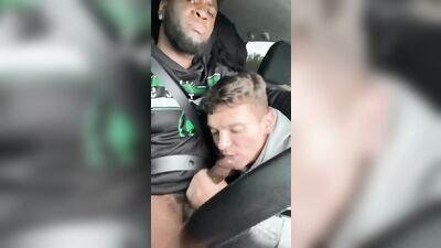Big Dick Blowjob On Highway With HUGE CUMSHOTS