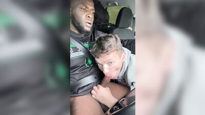 Big Dick Blowjob On Highway With HUGE CUMSHOTS