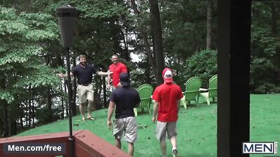 Men - Dirk Caber Fucks His Best Friend's Son Luke Adams And Busts His Load On His Butt