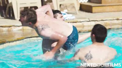 Curious Straight Jock Banged Out By College Hunk Bestie - Scott Finn, Jayden Marcos - NextDoorFilms