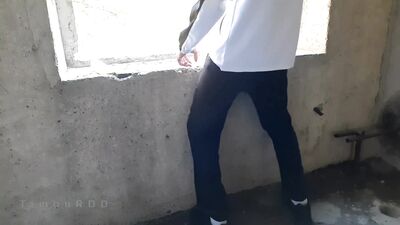 GUY fucked rubber masturbator introducing fagot