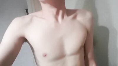 Me masturbating in jogger pants then having an explosion.