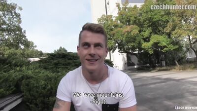 BigStr - Muscular Jock Has No Problem To Get His Ass Fucked In Public For The Right Amount Of Money
