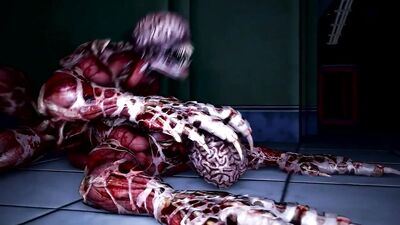 [RE:Scenario X]Mr.X and Licker fucking Hunk