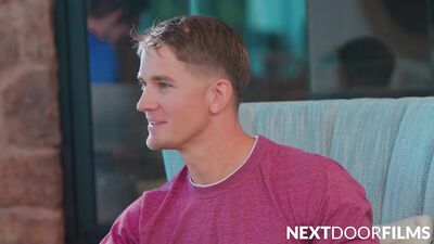 Curious Straight Hunk Experiments With Jock Bestie - Brandon Anderson, Andrew Miller - NextDoorFilms