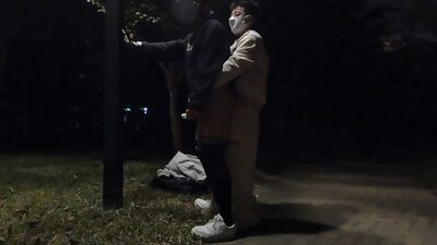 sex with handsome guy in the park