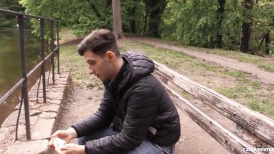 BigStr - He Looks Sad But Also Looks Handsome At The Same Time So He Approaches Him And Asks For Sex