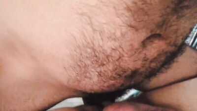 Cum inside my daddy Bareback Fucks his Slutty Twink on the Sofa