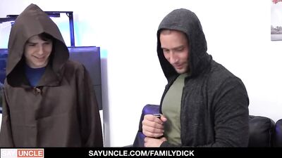 Lovely Step Cousin Dakota Lovell Uses The Force To Stick His Lightsaber In Armando de Armas Butt