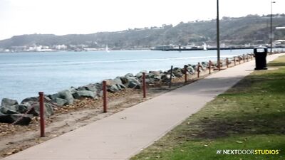 Young and Curious Next Door Studios Mate Meets a Sweet, Virgin-Like Fellow and Gets to Know Him Better Downstairs