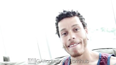 Tormented by Raging Hard-on, Adorable Boyfriend Fights to Fit Monstrous Schlong Into Tiny Hole