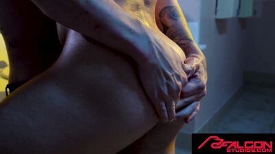 Hunks and Jocks Go Wild in the Shower: A Falcon Studios Compilation of Rough, Raw Bareback Sex