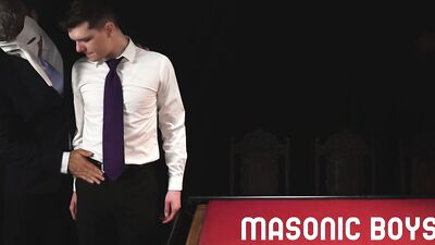 Dark Lord of the Snake Pit: Masonic Brothers Double Penetration with Dillon Stone and the Innocent Cutie