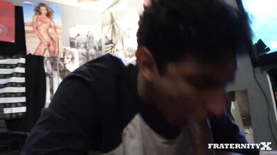 Gay fraternity initiation: Anal training with the pledge class