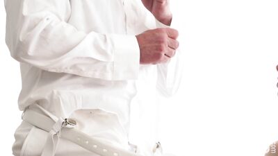 Dark Knight of the Lodge, Sir Dale Savage devours a youthful hole while fulfilling his duties as a priest in The Temple of Anal Worship.