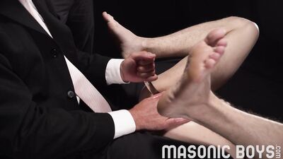 Honorable Priesthood of Masons Discovers Sweeter Side of Secrets in Hotwash with Dominant Bearded Godfathers