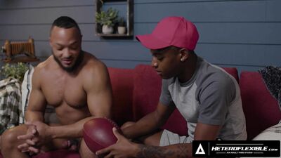 STRIPTEASE STAR TY SANTANA GETS A HARD-ON FOR HIS HETEROFLEXIBLE DAD, DILLON DIAS - AS HE GIVES THE YOUNG BUCK A RIDE ON HIS COCK