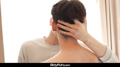 Stiff dicks and rough sex! Two studs showcase their monster members while banging each other in a hot session of hardcore man-on-man action.