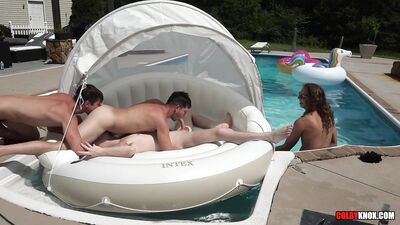 Rewritten as: Poolside Pleasures with Colby Knox and Friends: Uncut and Raw