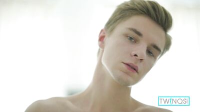 Sexy Alexander Splurges His Creamy Cum While Fisting with Dildo!"