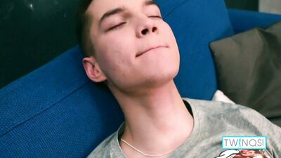 The Handsome College Student Ethan Rakes Both Ends In One Satisfying Orgasm!