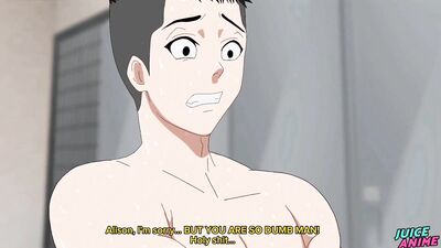 Straight College Soccer Hunters Search for Yaoi Hentai in the Men’s Locker Room