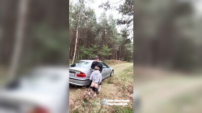 Gangbang at the Park: Two Twinks and a Huge Dick