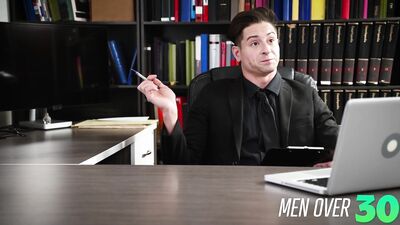 Hot and Sweaty Workplace Hookup: Two Muscular Guys Get Down and Dirty in the Boardroom