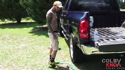 Double Penetration with Draven and his Hands during a Beach Day