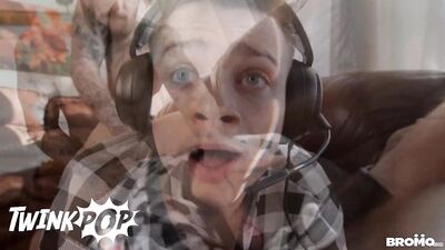 Tony DAngelo Takes On Ryan Bailey in a Scorching Hot Threesome, Ending With a Splashy Cumshot to the Face