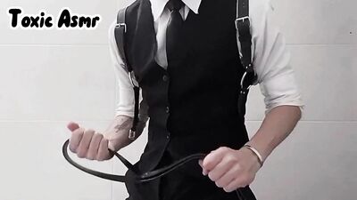 Mmm... I stumble upon my step-brother jacking off in his room, and we end up having hot rough sex.