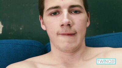 Gorgeous College Boy Jacks Off With Pure Joy While Playing With His Tight Hole.