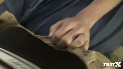 "Getting it on in the back of a cab with two sexy guys."