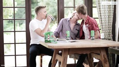 "The Lunchtime Foursome: Unbridled Mano-a-mano Butt Sex!"